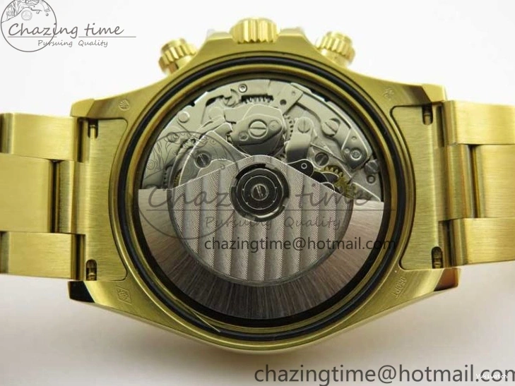 KKF Steel YG Dial Best 904L Edition 1:1 Green Bracelet YG Daytona on A7750 0410